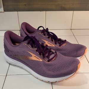 Brooks Glycerin 18 Running Athletic Sneakers Shoes Women's Purple Size 11.5